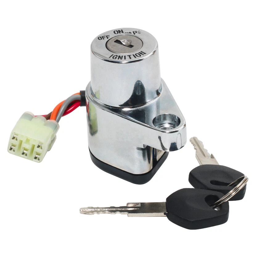 Ignition Switch & Key for Suzuki VL1500 98-04 VL125 VL250 Intruder LC 2000-2007 - Image 2 of 4