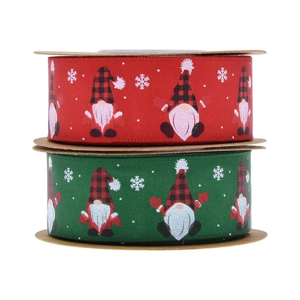 Cinta de envolver regalos de Navidad 25M cintas suministros para decoración de fiestas en el hogar Foto 2 de 4