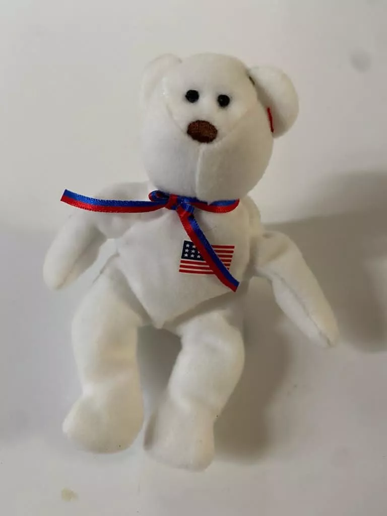 Liberty the bear beanie baby 1996 outlet