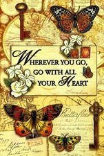 BUTTERFLIES, SKELETON KEYS AND OLD STAMPS DES...