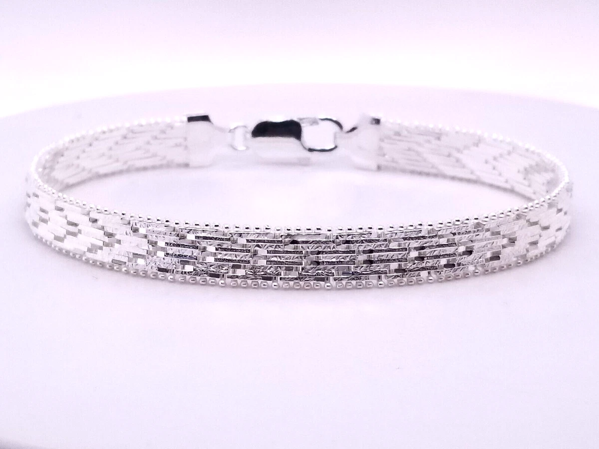 925 Sterling Silver Riccio Bracelet 7.5