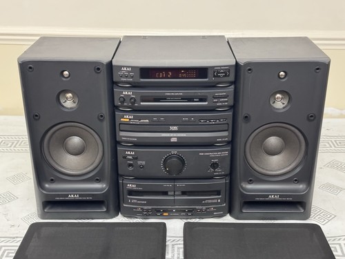 Akai AX-550 Mini Hi Fi Stack System Stereo Amplifier Cd Tape Tuner Separates - Picture 8 of 12