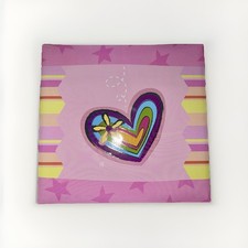 Pioneer E-Z Load Scrapbook Photo Album 12x12 Memory 20 Top Loading Pink Heart