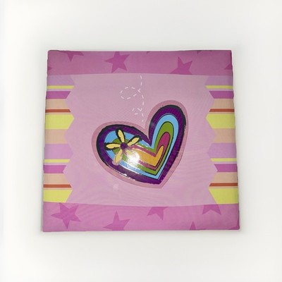 Pioneer E-Z Load Scrapbook Photo Album 12x12 Memory 20 Top Loading Pink Heart