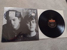 TEARS FOR FEARS  lp SONGS FROM THE BIG CHAIR shrink MERCURY 1985 HYPE un-played