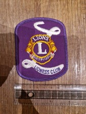 Lions Lioness Club International Genuine Vintage Patch