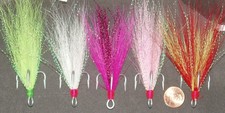 5 DRESSED 2/0 VMC 4x STRONG TREBLES LURE REPLACEMENTS FREE SHIPPING!