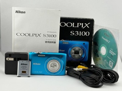 Nikon COOLPIX S3100 Casual Blue Compact Digital Camera Tested with