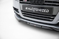 Maxton Design Frontlippe V.2 Passend FüR Audi Tt S / Tt S-Line 8J Fl Schwarz Hoc
