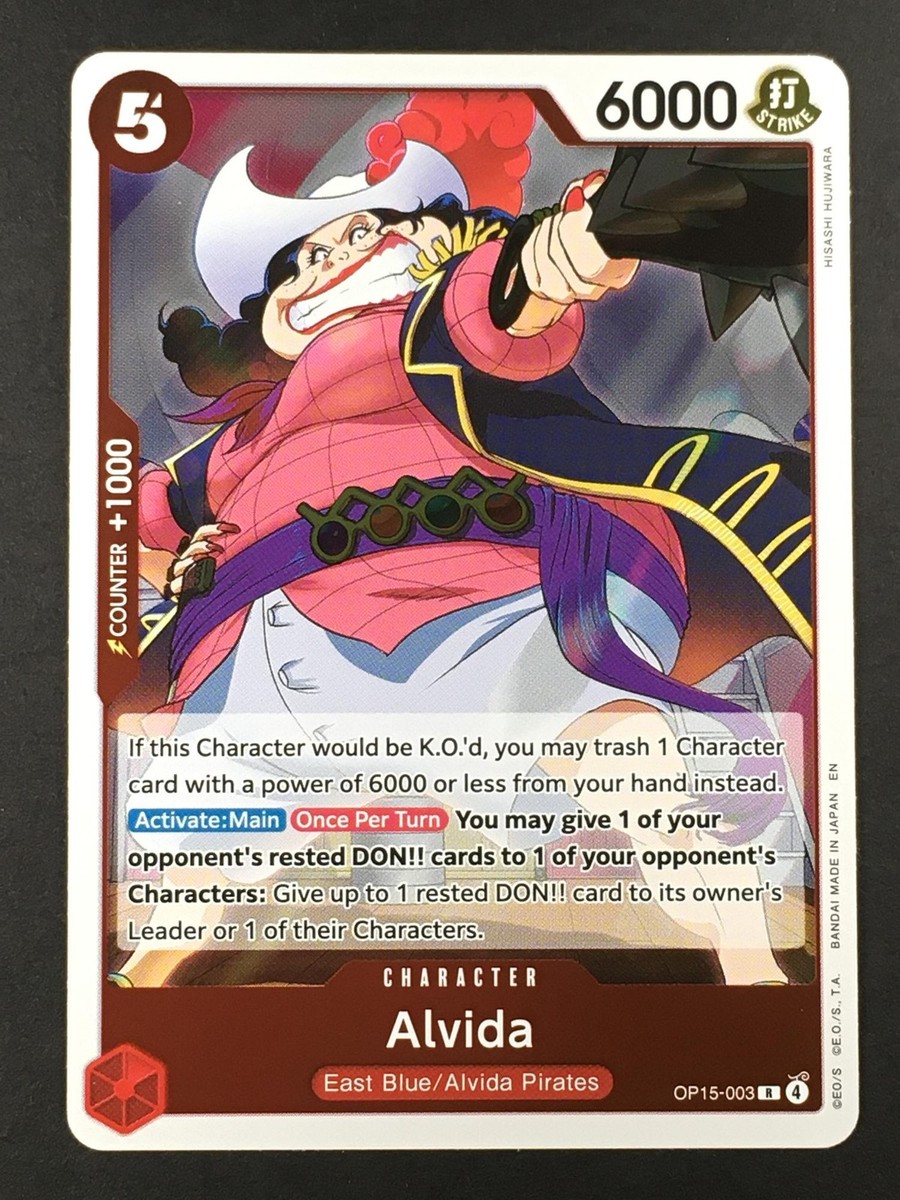 Alvida OP15-003 Rare Adventure on Kami's Island One Piece Near