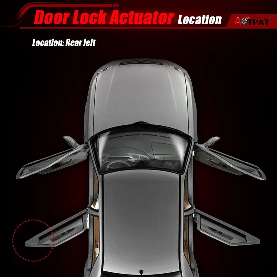 Rear Left Side Door Lock Actuator 931-644 For 2003-2010 Dodge Ram 1500 2500 3500 - Image 3 of 4