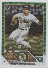 2023 Topps Series 2 Green Foil /499 Conner Capel #418 pe8