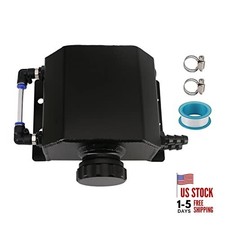 Coolant Radiator Overflow Tank Reservoir Expansion Catch Can 1 L Black