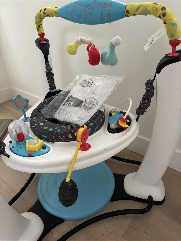 Evenflo ExerSaucer Saltar y Aprender Jam Saltar Actividad Bebé Jumper (Caja Abierta) Foto 3 de 4