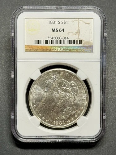 1881-S $1 Morgan Dollar - MS-64 NGC