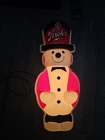 Vintage Stroh’s Beer Snowman Lighted Sign Bar Advertising Man Cave Works