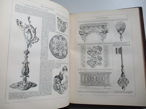 THE ART JOURNAL 1849 VOLUME XI Very Fine Leather Binding FINE ENGRAVINGS Gilt - Picture 23 of 24