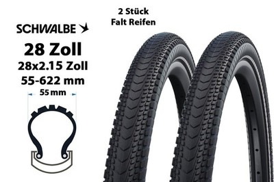 2 Stück 28 Zoll SCHWALBE Marathon Almotion 28x2.15 Falt Reifen Addix 55-622