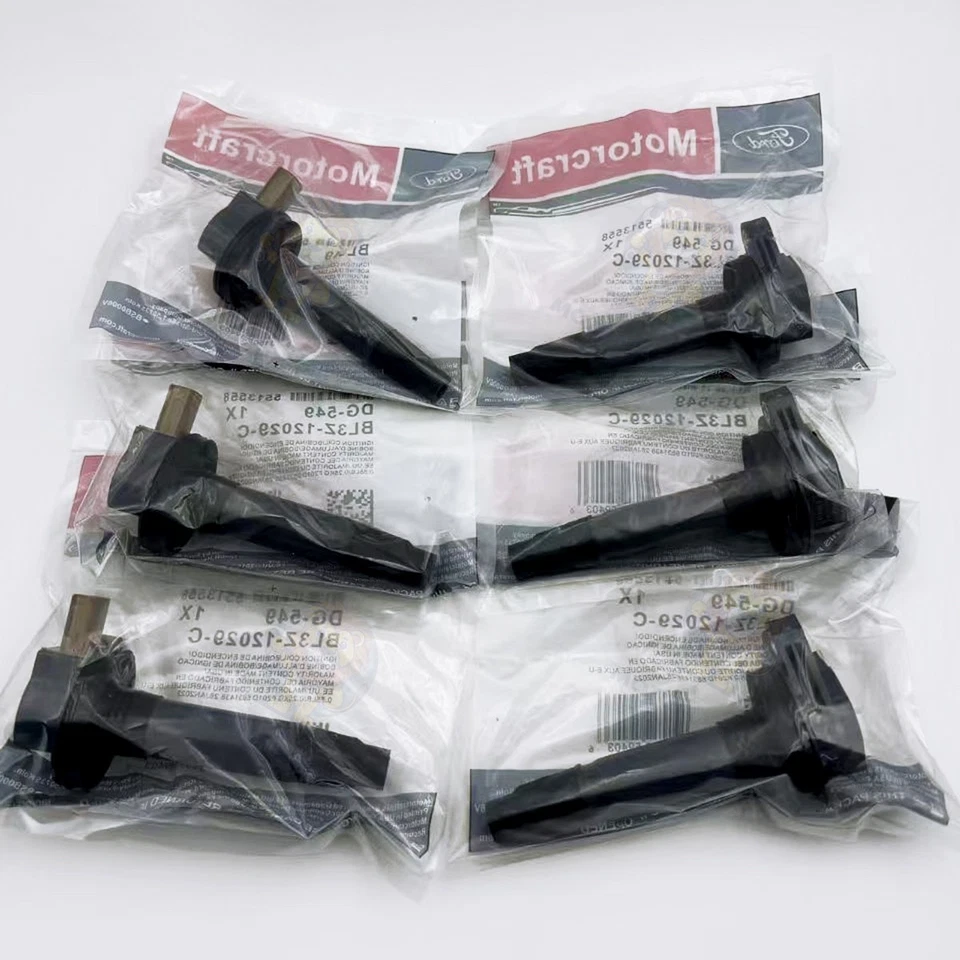 6PCS GENUINE DG549 Ignition Coil SP580 Spark Plug For Motorcraft Ford F150 3.5L Foto 3 de 4