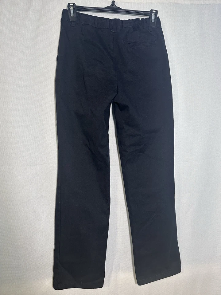 French Toast 男孩直筒校服裤子黑色 14 码二手二手状况完好平前 — 第 2/4 张图片