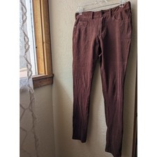 Pilcro and the Letterpress Anthro Brown Corduroy Serif Pants Size 29 Slim Leg