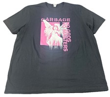 Garbage No Gods No Masters 2021 Tour Shirt 2XL Double Sided Black Tee