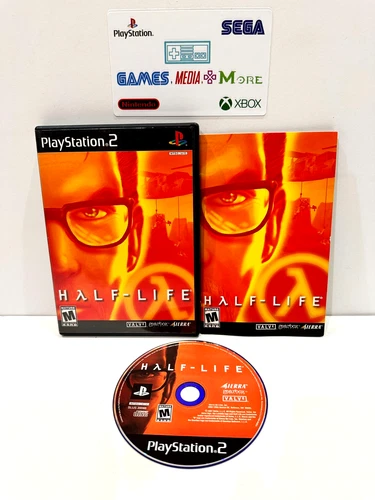Half-Life (Sony PlayStation 2, 2001) PS2 Complete with Manual Fully TESTED CIB