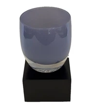 Glassy Baby Triumph Votive Glass Candle Holder Purple Blue
