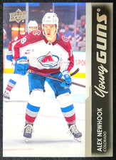 Alex Newhook Young Guns ROOKIE 2021-22 UD Series 2 Hockey #461 - RAW NM/M+