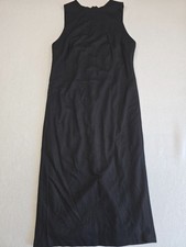 Tahari Black Sleeveless Sheath Midi Dress Small LBD