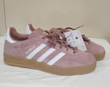 Image of Adidas Gazelle Indoor Warm Clay/Dusty Pink Womens Sz 6.5 Classic JS1397 NEW Tags