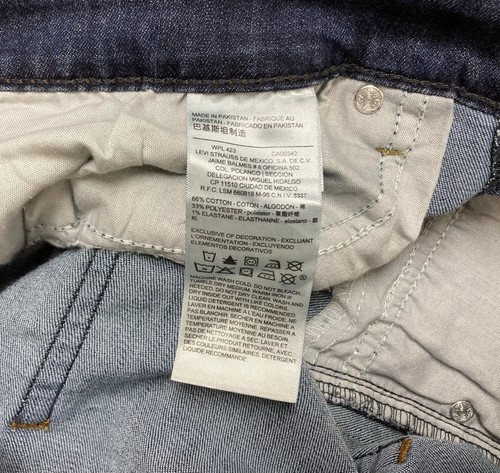 Jeans donna Signature By Levi’s nuovo con etichetta taglia 16 moderno slim fit con polsini lavaggio scuro - Foto 11 di 14