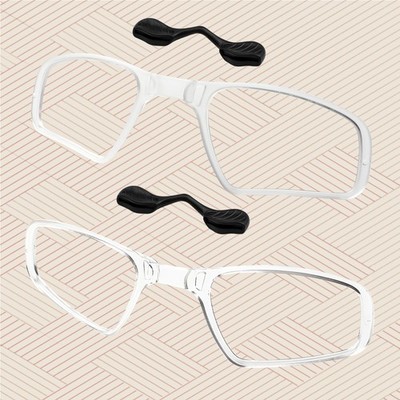 Insert Clip-On Optical Lens Carrier + Nose Pad for Oakley RadarLock Path OO9181