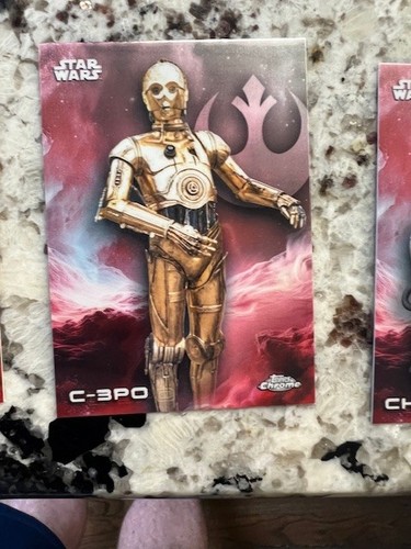 2025 TOPPS CHROME STAR WARS CARD #s 1-100 PICK YOUR CARD - Bild 3 von 28