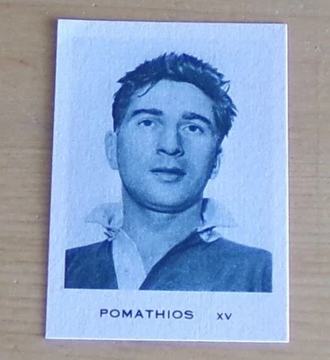 1950 MICHEL POMATHIOS RUGBY XV INTERNATIONAL  FRANCE  LYON O.U. IMAGE D'ORIGINE - Photo 1/2