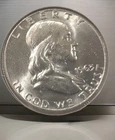 1963 - D Franklin Half Dollar – 90% Silver – Brilliant Uncirculated (BU)