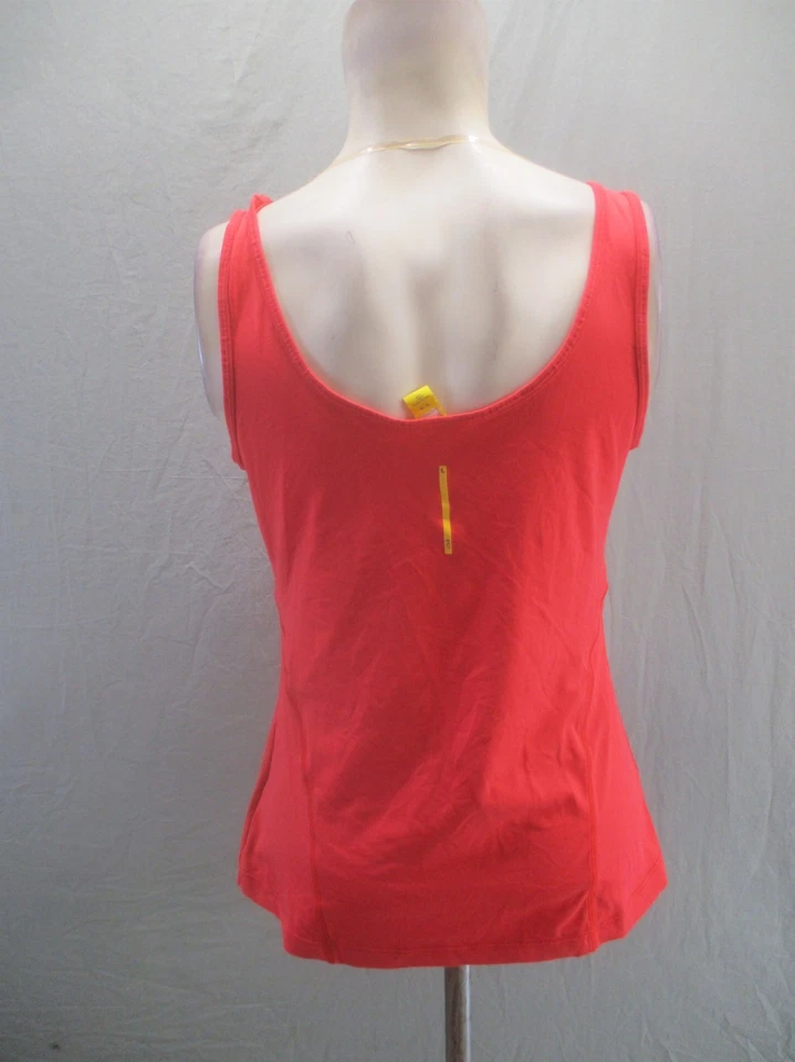 Lolë размер M женщин оранжевый круглый вырез без рукавов Activewear Sport Майка 583 - Изображение 4 из 4