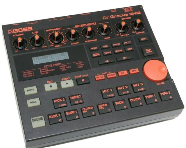 Boss+Dr.+Groove+Drum+Machine+-+DR202 for sale online | eBay