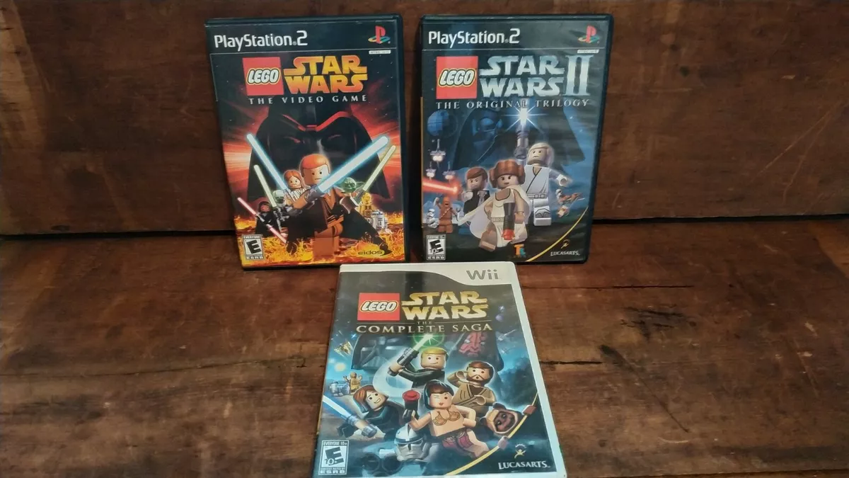 generelt syg friktion Lego Star Wars PlayStation 2 Star Wars II and Wii Star Wars the Complete  Saga | eBay