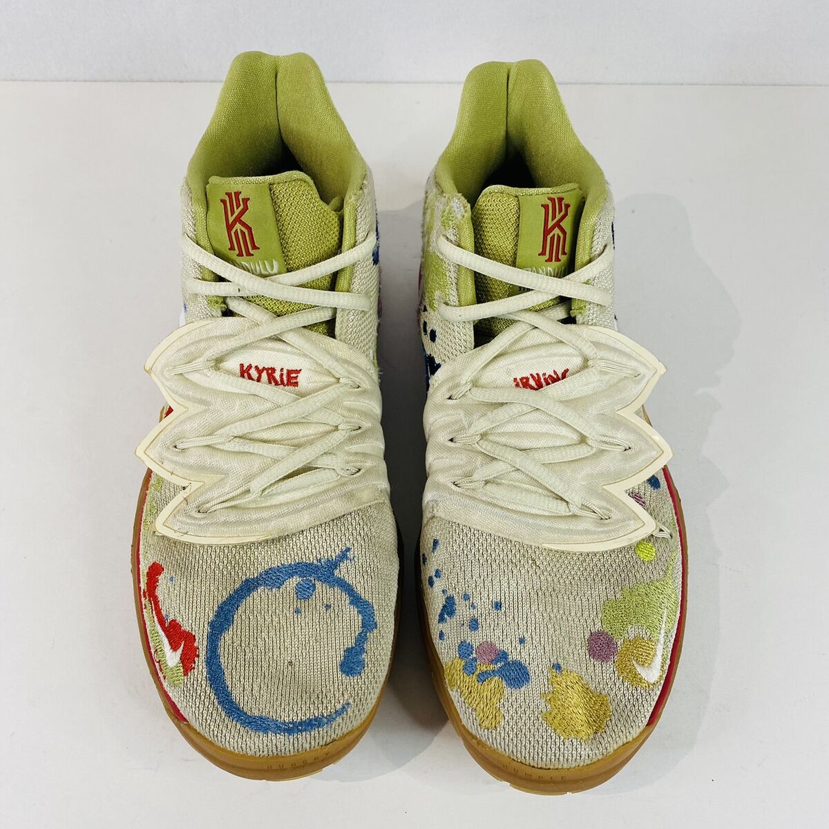 Nike Bandulu Kyrie 5 Embroidered Splatters Kids GS 7Y CQ4326 Nike Bandulu Kyrie 5 Embroidered Splatters Kids GS 7Y CQ4326