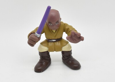 Star Wars Jr. Galactic Heroes Mace Windu Arena Adventure Playskool 2002