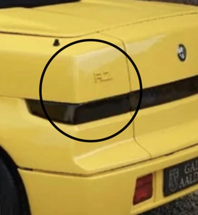 3 RARE Alfa Romeo OE RZ Rear Trunk Emblem Boot Lid Badge Logo Blk Red Il Mostro - Image 4 of 4