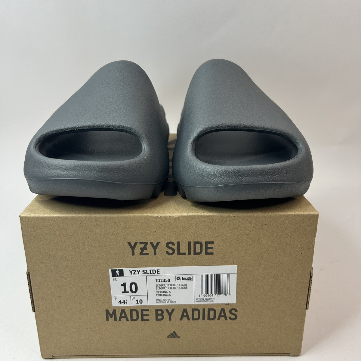 adidas Yeezy Slide “Slate Grey” ID2350 Brand New Men's 10 | eBay