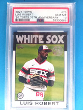 Luis Robert, 1986 Topps 35th Anniversary #75 - 2021 Topps - PSA 10 GEM MINT