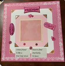 Friends-12 x 12 premade scrapbook page