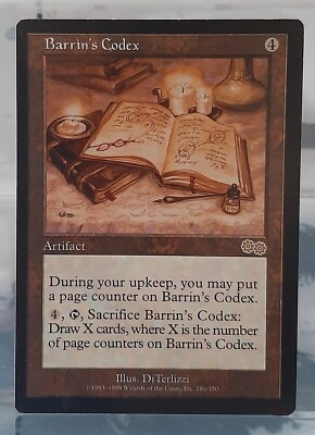 Magic Vintage - Barrin`s Codex/Barrins Zauberbuch - Rare/Artefakt - Urzas Saga