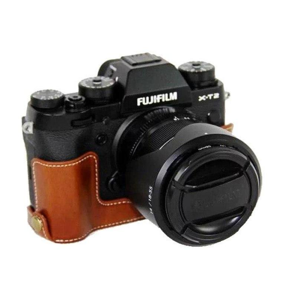 PU Leather Camera Case Half Bag For FujiFilm XT2 XT3 FUJI XT2 XT3 Camera eBay