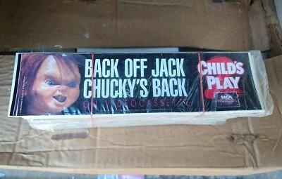 Child’s Play 2 Chucky “Back Off Jack” Video Store Promo Bumper Sticker