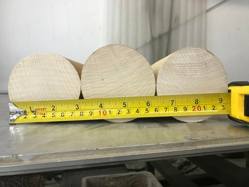 Cheville en érable dur bouclé 3"x36"/22"/18"/12" *QUALITÉ* bois tourné séché au four - Photo 7/8