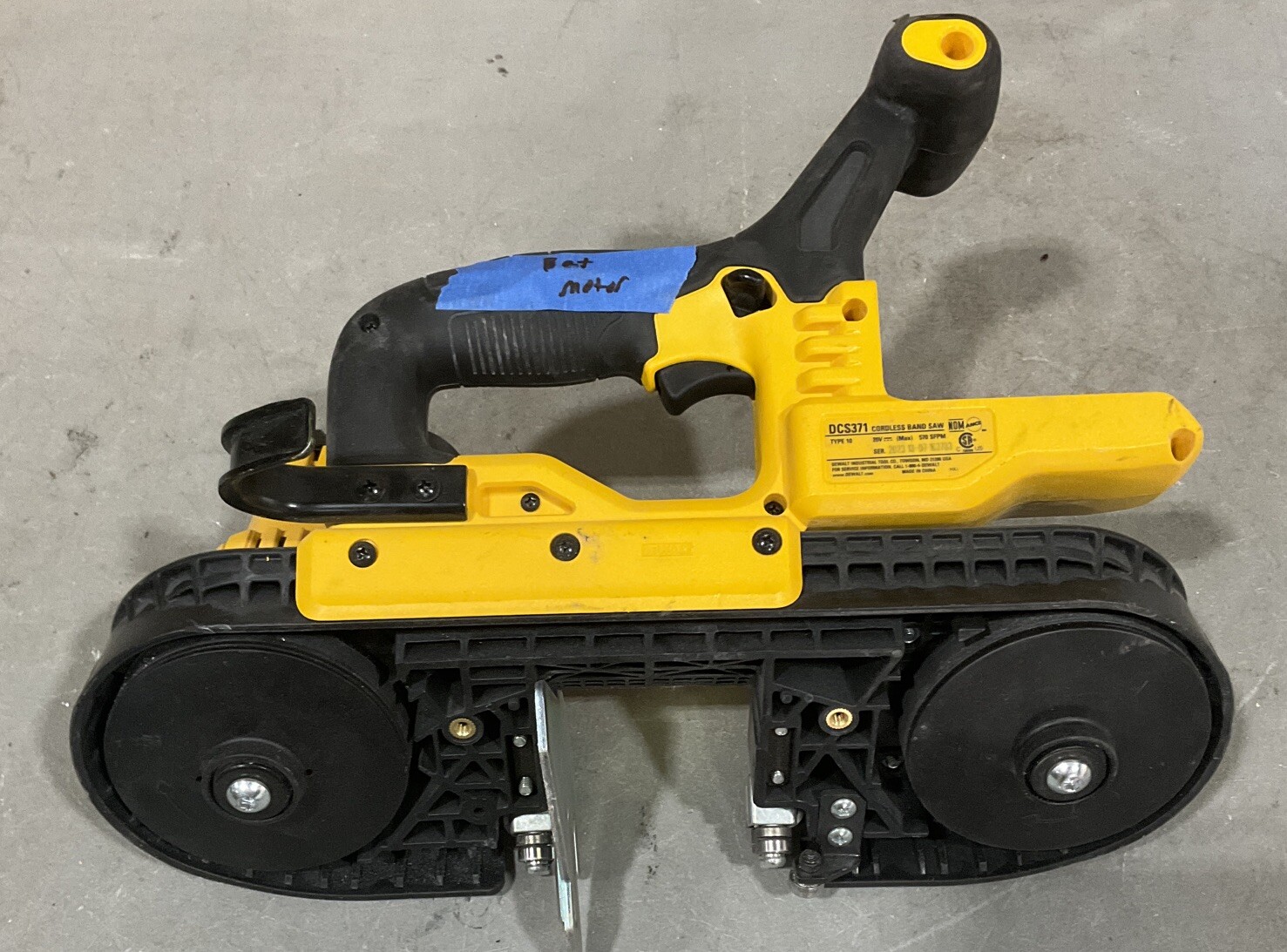 FOR PARTS DEWALT DCS371 Portable Band Saw Tool Only eBay